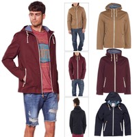 Brave Soul Mens Designer Copenhagen Hooded Cotton Windbreaker Anorak Jacket Brave Soul Mens Designer Copenhagen Hooded Cotton Windbreaker Anorak Jacket