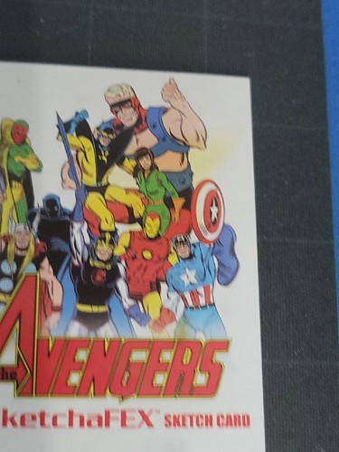 2011 SketchaFEX Marvel Universe Avengers DARRYL BANKS Sketch Card 1/1 - Picture 11 of 13