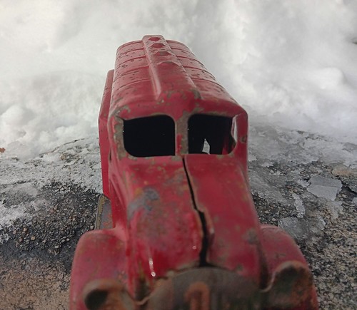 Original 1937 Wyandotte Pressed steel Oil Gas Tanker Truck rare - Picture 9 of 11