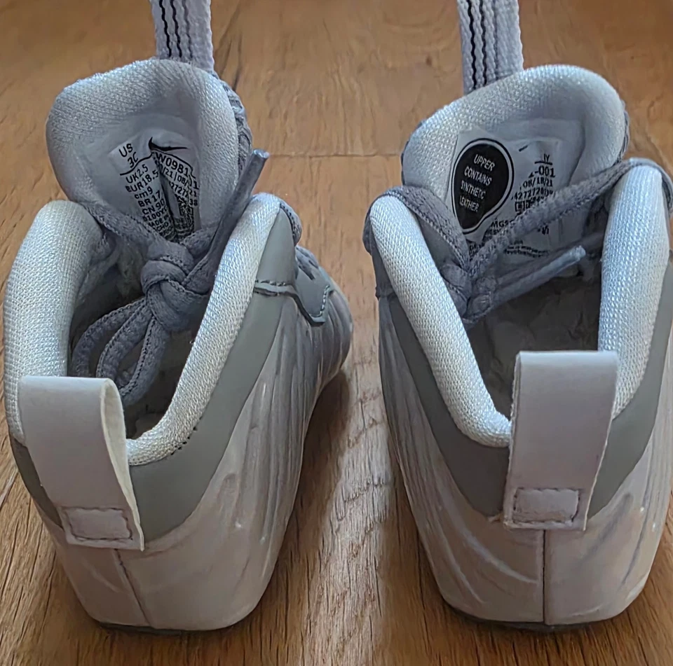 Nike Baby Lil' Posite One KSA (CB) ~ Gris Humo y Blanco ~ Talla 3C Foto 3 de 4