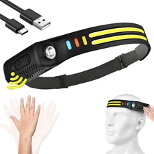 Luxelight Led Headtorch, Lux Light Head Torch, Rechargeable USB C Lightweight He