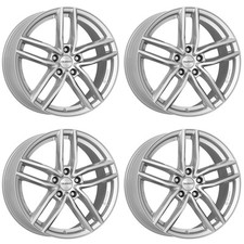 4 Dezent TR silver Felgen 6.5Jx16 5x100 für Volkswagen Beetle Bora Fox Golf Polo