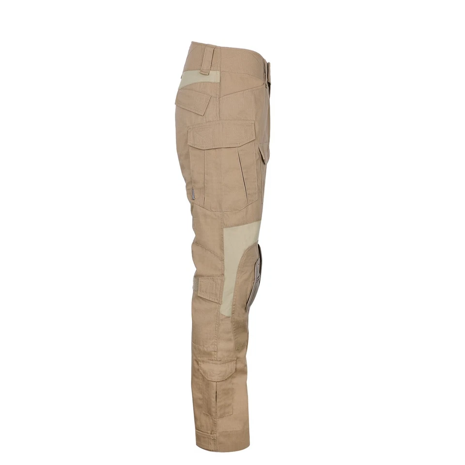 Calças de combate Emerson G2 táticas BDU calças cargo com joelheiras marrom coiote - Imagem 2 de 4
