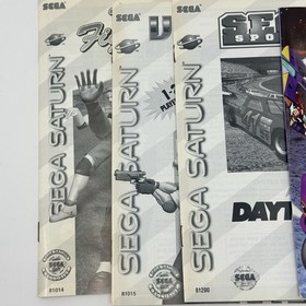 Sega Saturn 3 Free Games Pack Not For Resale NFR Complete CIB Tested
