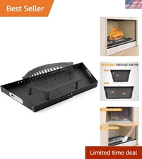 Adjustable Fireplace Tray for Ash Collection, Expandable Ash Pan for Up to 31...