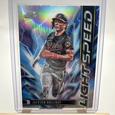 2025 Topps Chrome Cosmic Jackson Holliday Light Speed # LS-11 Baltimore Orioles 
