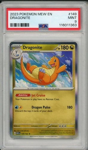 2023 Pokemon Mew EN Dragonite #149 PSA 9