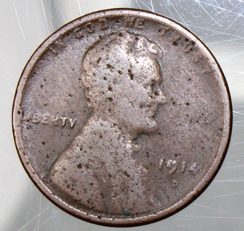 1914 D Lincoln Head Cent - Good Details !!