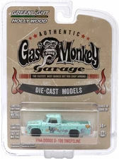 Greenlight 1:64 Gas Monkey Garage 1964 Dodge D-100 Sweptline Diecast Car 44700E