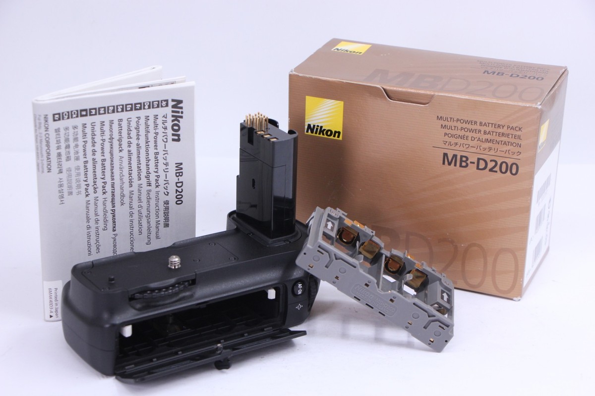 NEW NOS Nikon MULTI POWER BATTERY MB-D200 GRIP Japan for