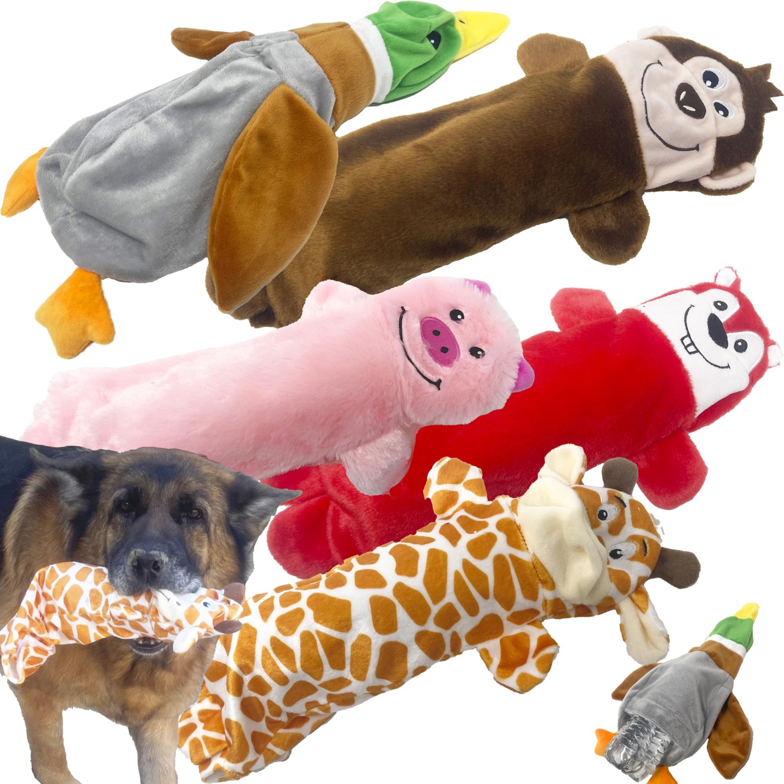 Dog Toy W/durable Liner No Stuffing Dog ...