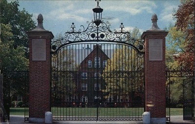 Paula Phillips Andover, Massachusetts MA Main Entrance Gate Abbot Academy