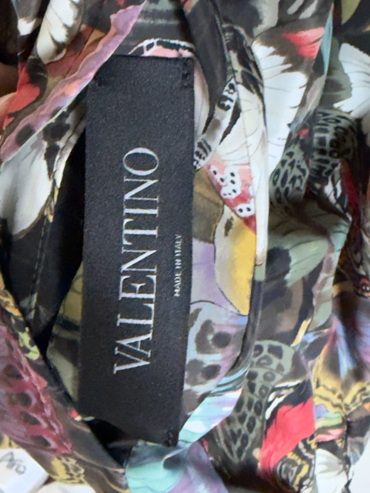 Authentic Valentino "Camubutterfly" Print Reversible Jacket Sz US46 New - product detail image 3