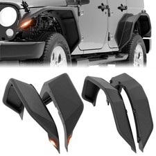 Fender Flares For 2007-2018 Wrangler Jk Jku Tubular Front Rear Turn Signals Fender Flares For 2007-2018 Wrangler Jk Jku Tubular Front Rear Turn Signals