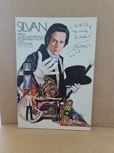 Silvan Magician Signed Silvan Magazine 1977 In Italian
