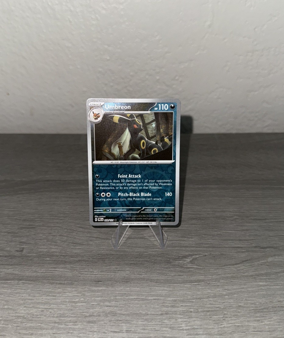 Umbreon 059/131 Prismatic Evolutions Pokemon Card NM Reverse Holo