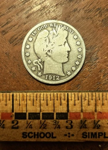 1912-S 50C Barber Half Dollar