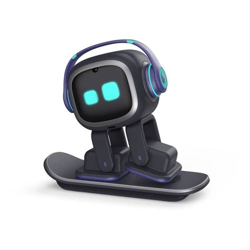 EMO AI Robot Emotional Interaction Robot Pet with Skateboard Wireless Charger
