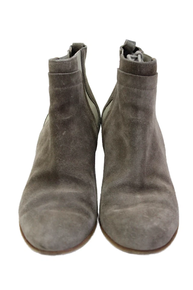 Botines Vince para mujer de gamuza forrados con textura color tostado talla 6,5 Foto 2 de 4