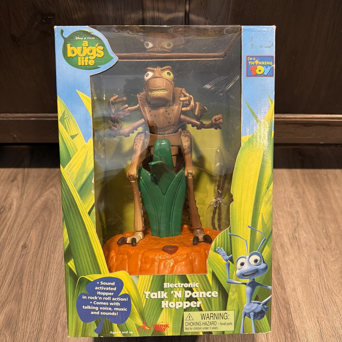 RARE 1998 Disney Pixar Bug's Life Electronic Talking Hopper Room