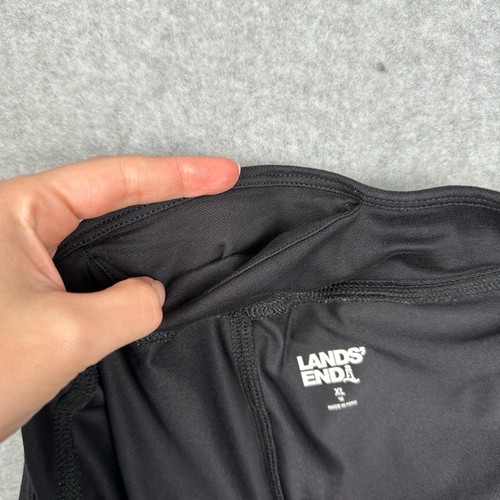 Lands End Skort Womens XL Black Pull On Golf Athleisure Casual Outdoors - Picture 6 of 9