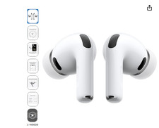 Apple AirPods Pro 3 Wireless Earbuds, Active Noise Cancellation,
