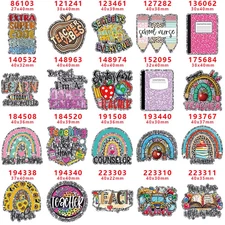 Acrylic Charms Back To School Glitter Resin DIY Hairbow Decoration 10