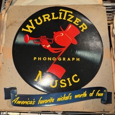 NOS Wurlitzer Johnny One Note Decal For Stack...