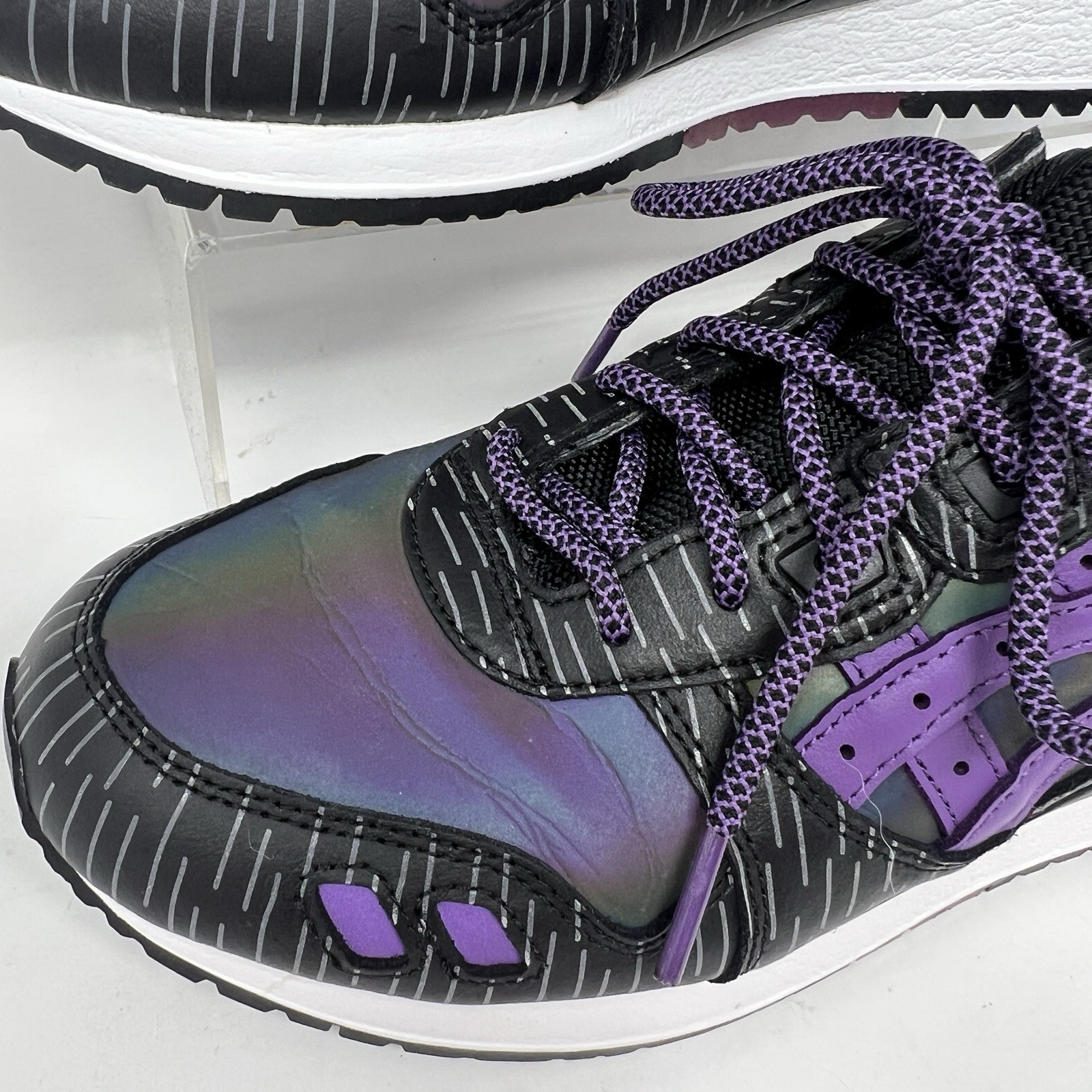 Atmos x Asics Gel-Lyte III Midnight Tokyo Men's Size 8 Black Purple H6D0K-9032 thumbnail 4