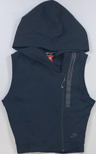 Women's Nike Tech M Full Zip Hooded Sleeveless Sweatshirt NEW WITHOUT TAGS