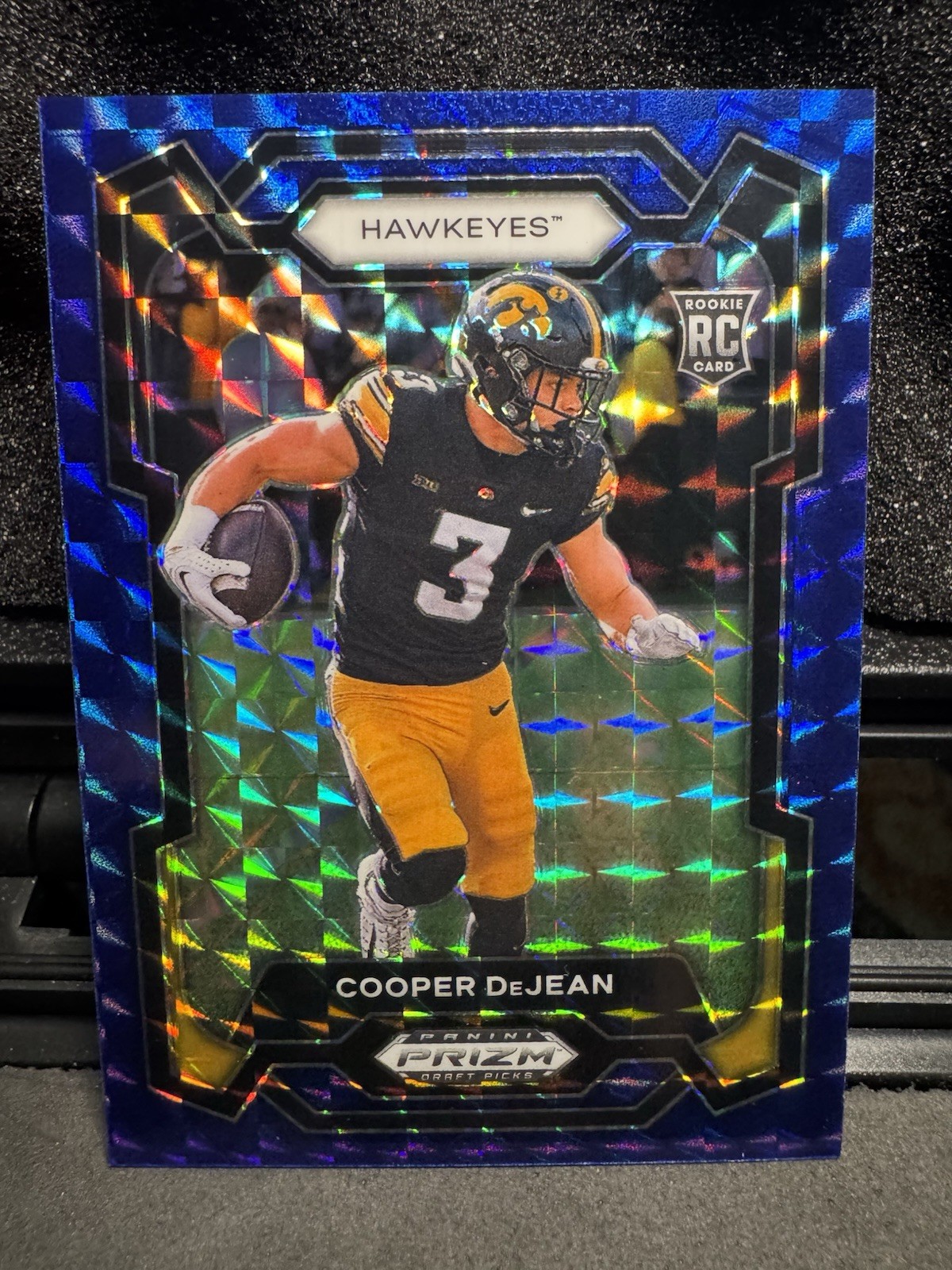 2024 Panini Prizm Draft Picks - Blue Finite Prizm #113 Cooper DeJean /89 (RC)