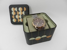 Fossil Women's Modern Courier Chronograph Wine Stainless Steel Watch 36mm