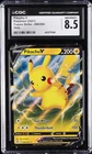 2021 POKEMON FUSION STRIKE HOLO #86 PIKACHU V CGC 8.5
