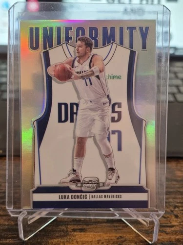 2020-21 Panini Contenders Optic Luka Doncic Uniformity Silver Prizm #4 Lakers