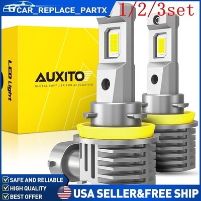 1/2set H11 LED Headlight Combo High Low Beam Bulbs Kit Super White Bright Lamp K