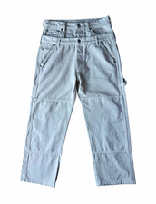 Off-White Double Waist Rare Cream Cotton Canv...