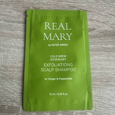 Real Mary by Rated Green Scalp Shampoo 10 ml Probe  Rosemary Peppermint 
