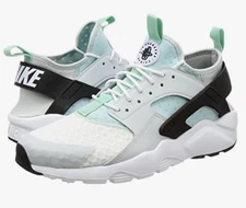 NIKE HUARACHE Mens SIZE 8.5 GOLD COIN Color - Run Ultra Pure Platinum EU 42