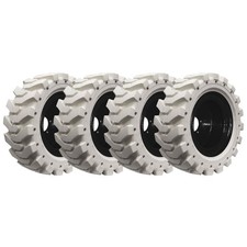 5.70-12 Sentry V1d Skidsteer Nonmarking Solid Tire And Wheel | X4 Quantity