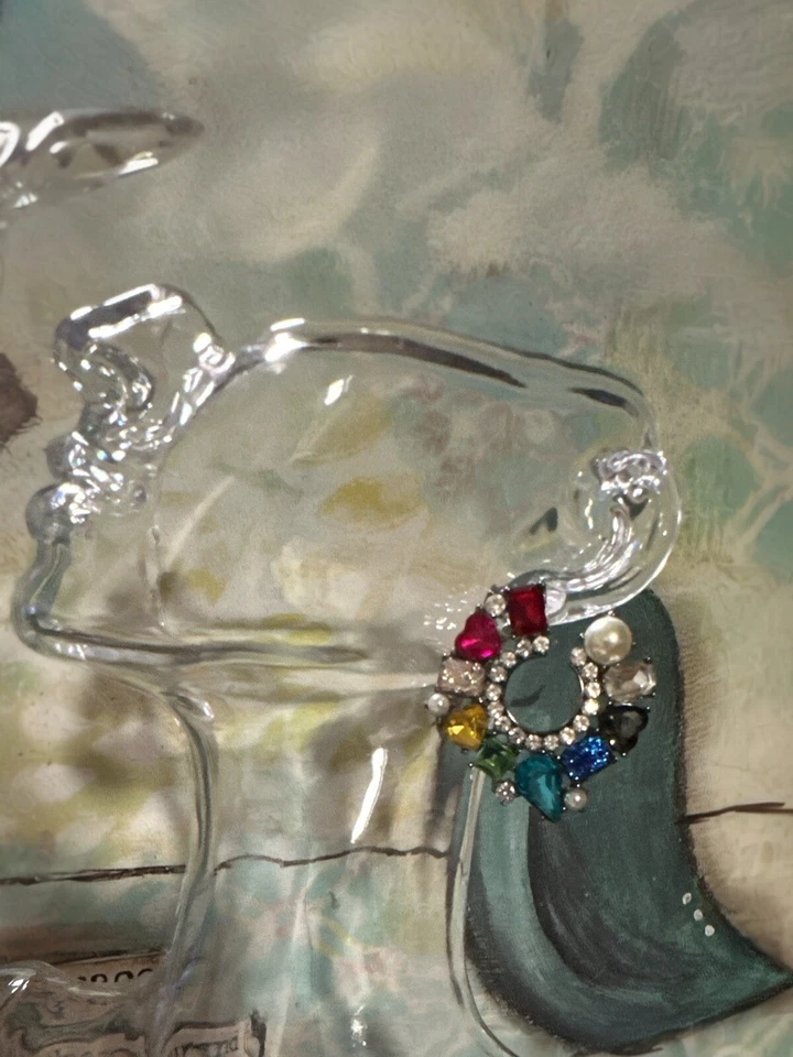 Blingy Betsy Johnson Multi Color Rhinestones Hoop Earnings A Fashionista Must. - Изображение 3 из 4