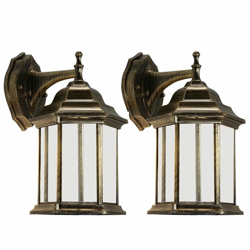 户外外墙灯笼灯壁突式烛台门廊上的照明灯具双包装 Ebay