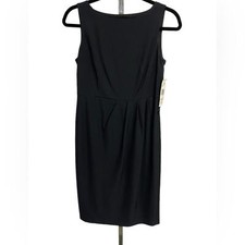Jones New York little black dress sleeveless fully lined side zip size 2P NWT