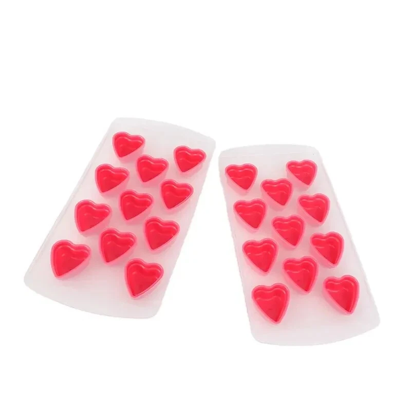 Heart Shape Ice Cube Tray Jelly Shots Silicone for easy push out - Image 3 of 4