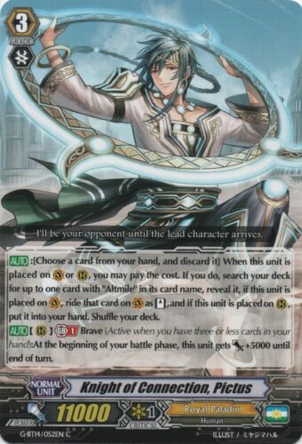 Cardfight 4x Knight of Connection, Pictus - G-BT14/052EN - C - Picture 1 of 1