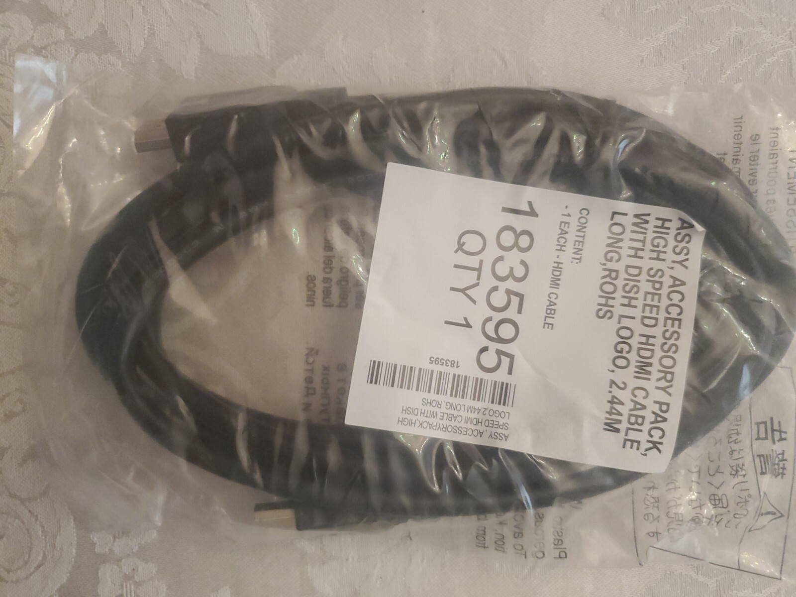 6ft High-Speed HDMI Cable for 4K Ultra HD-image