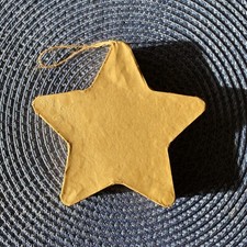 Paper Mache Stars w hanger for Crafting Ornament Decorations