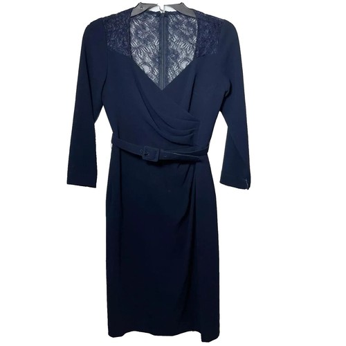 satin cowl neck lace up fish tail midi dress Leanne Black Mesh And Lace Crew-Neck Fishtail Midi Dress – Club L London main image 0