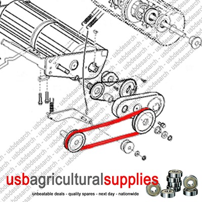 Hayter Harrier 56 Cinghia Trasmissione 340049 Per 340A 340L - Foto 11