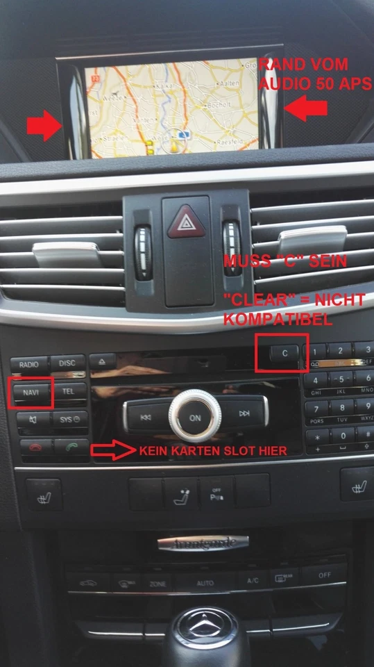 DVD Navigation Mercedes Audio 50 NTG4-212 Francia España Portugal 2018 W212 W207 - Imagen 3 de 4