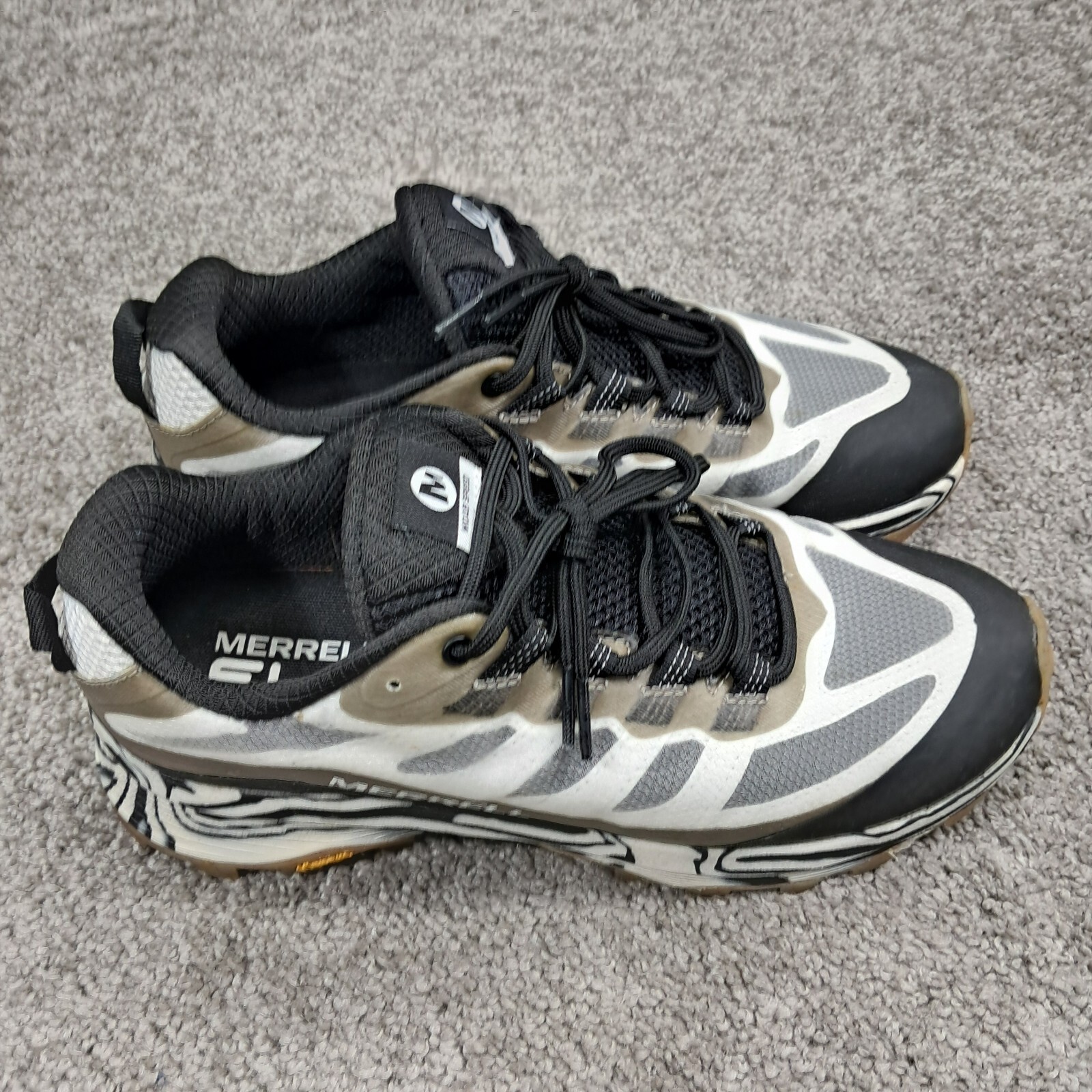 Scarpa da trekking uomo Merrell Moab Float Pro Speed nero bianco taglia 9 J067013